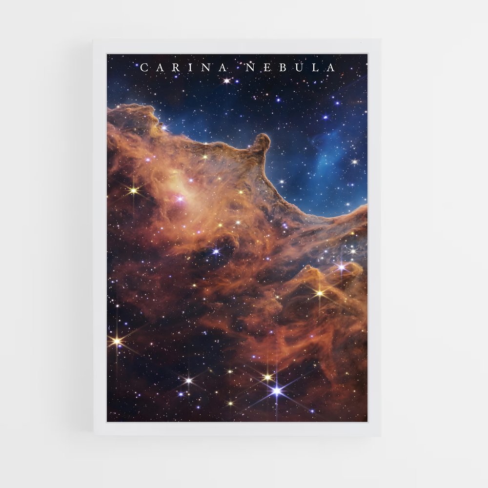 Poster Étoiles d'Argent – affiche Nébuleuses (vue 3)
